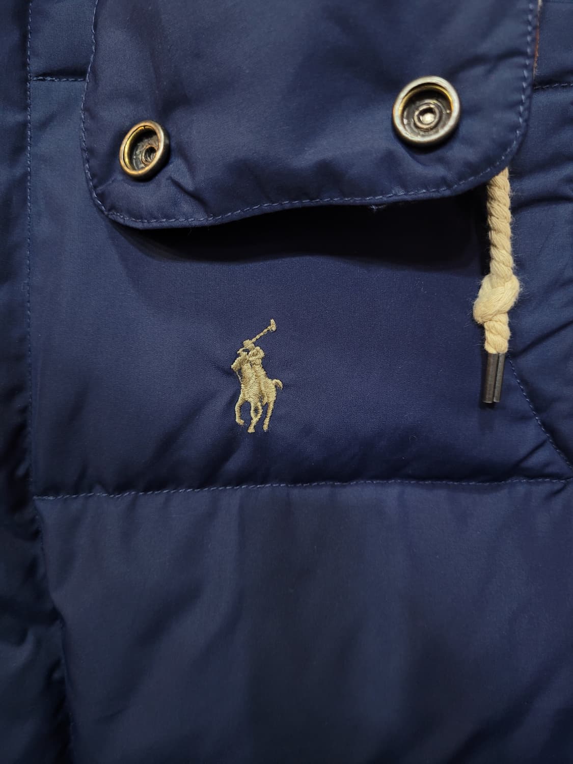 RALPH LAUREN 랄프로렌 다운 후드 패딩 베스트 상품이미지4