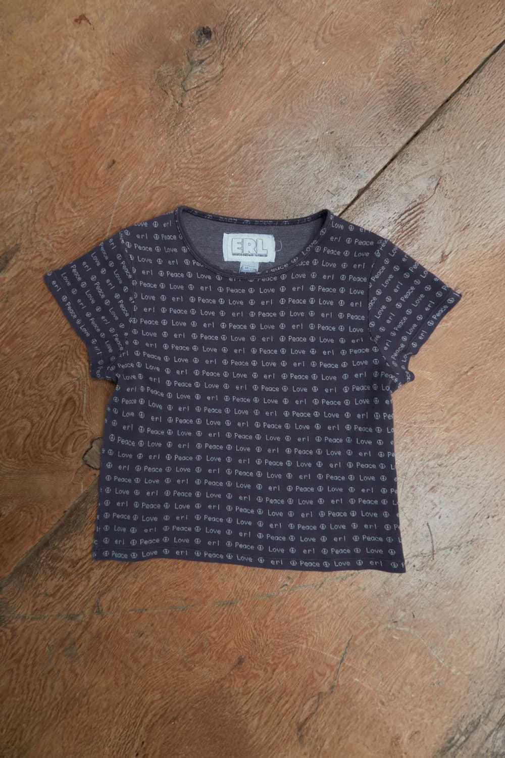 [S,M]이알엘 ERL 26ss 자카드 베이비 티셔츠 상품이미지1