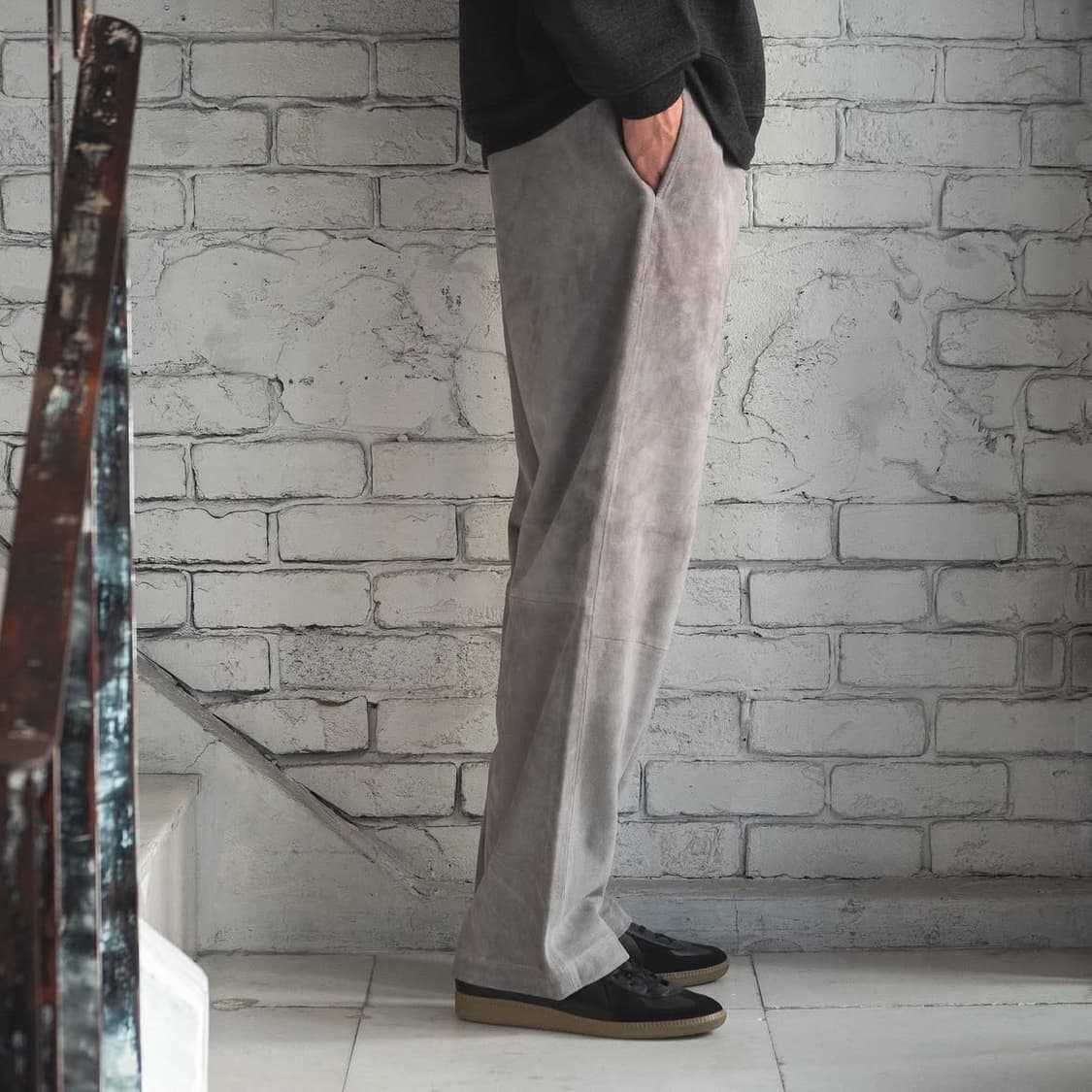 헤릴 herill 램스웨이드 팬츠 그레이 2 상품이미지6