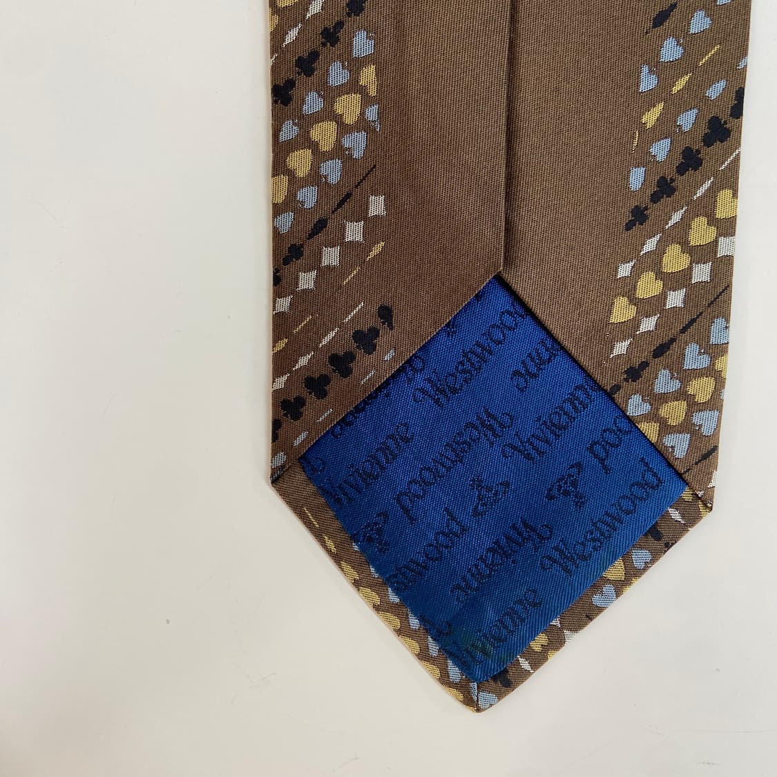 비비안웨스트우드 심플로고 정품 명품 넥타이(Vivienne)8.4cm 상품이미지7