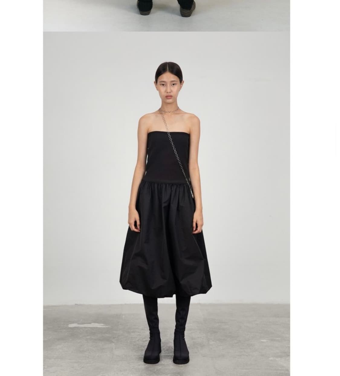 아모멘토 23FW AMOMENTO BANDING VOLUME SKIRT  상품이미지1