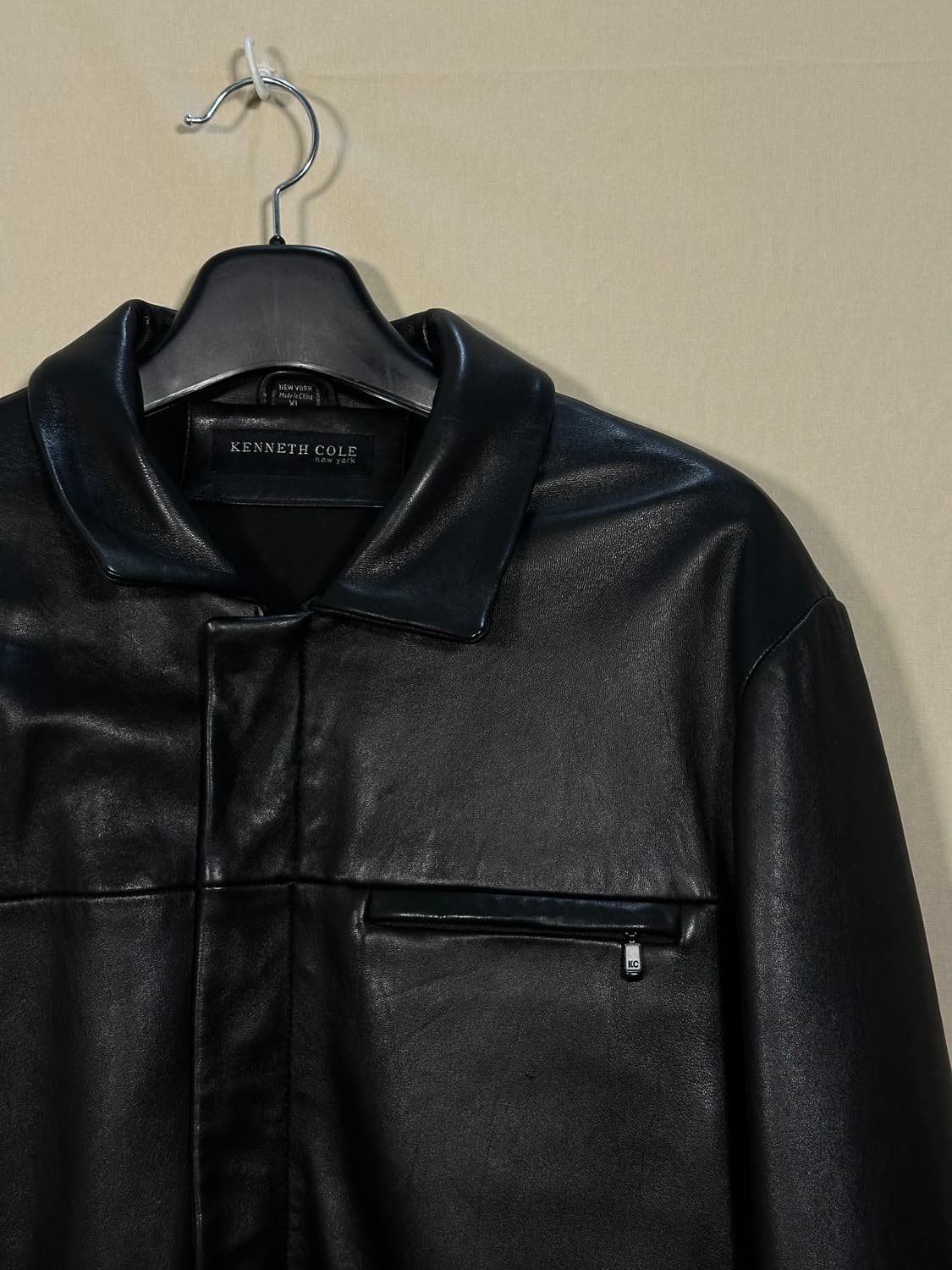 케네스콜 뉴욕 램 가죽 자켓 처분  상품이미지2