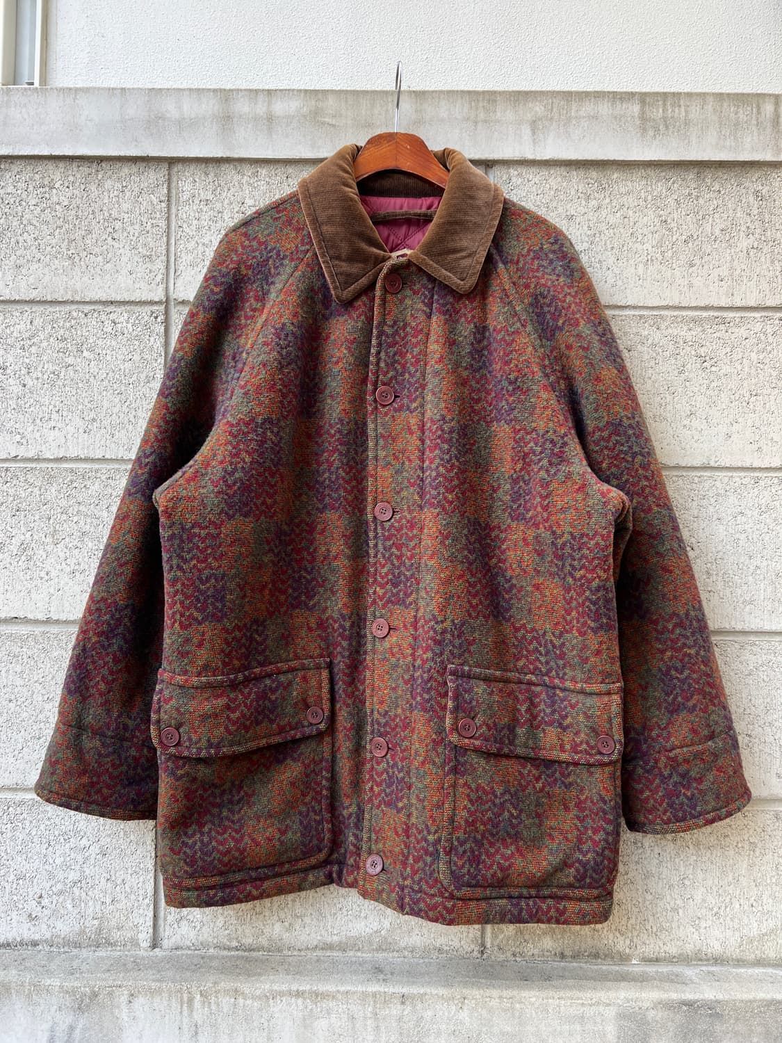 90s MISSONI SPORT AZTEC WOOL 미쏘니스포츠 울자켓 상품이미지1