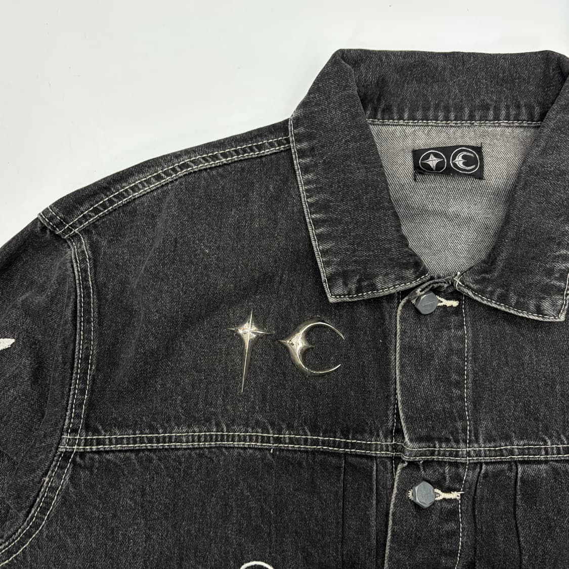 Thug Club 떠그클럽 트라이벌 데님 자켓 3 상품이미지5