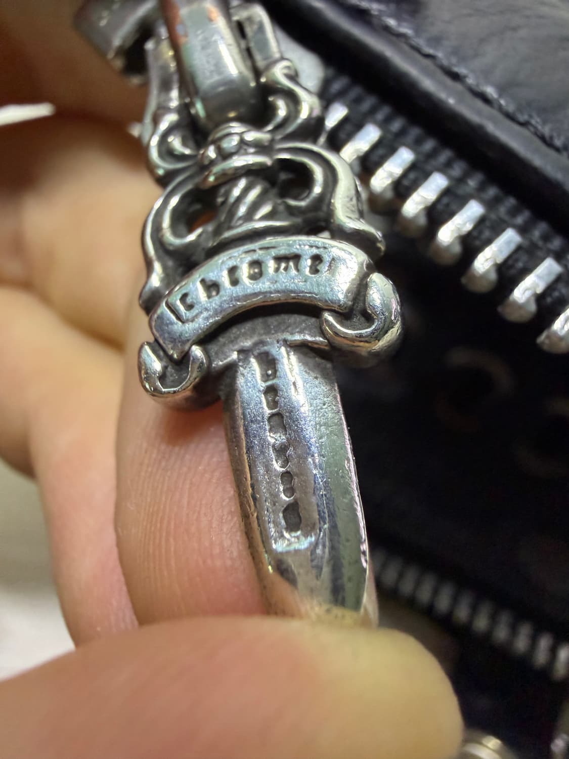 크롬하츠 라이더 CH크로스 가죽 팔찌 상품이미지9