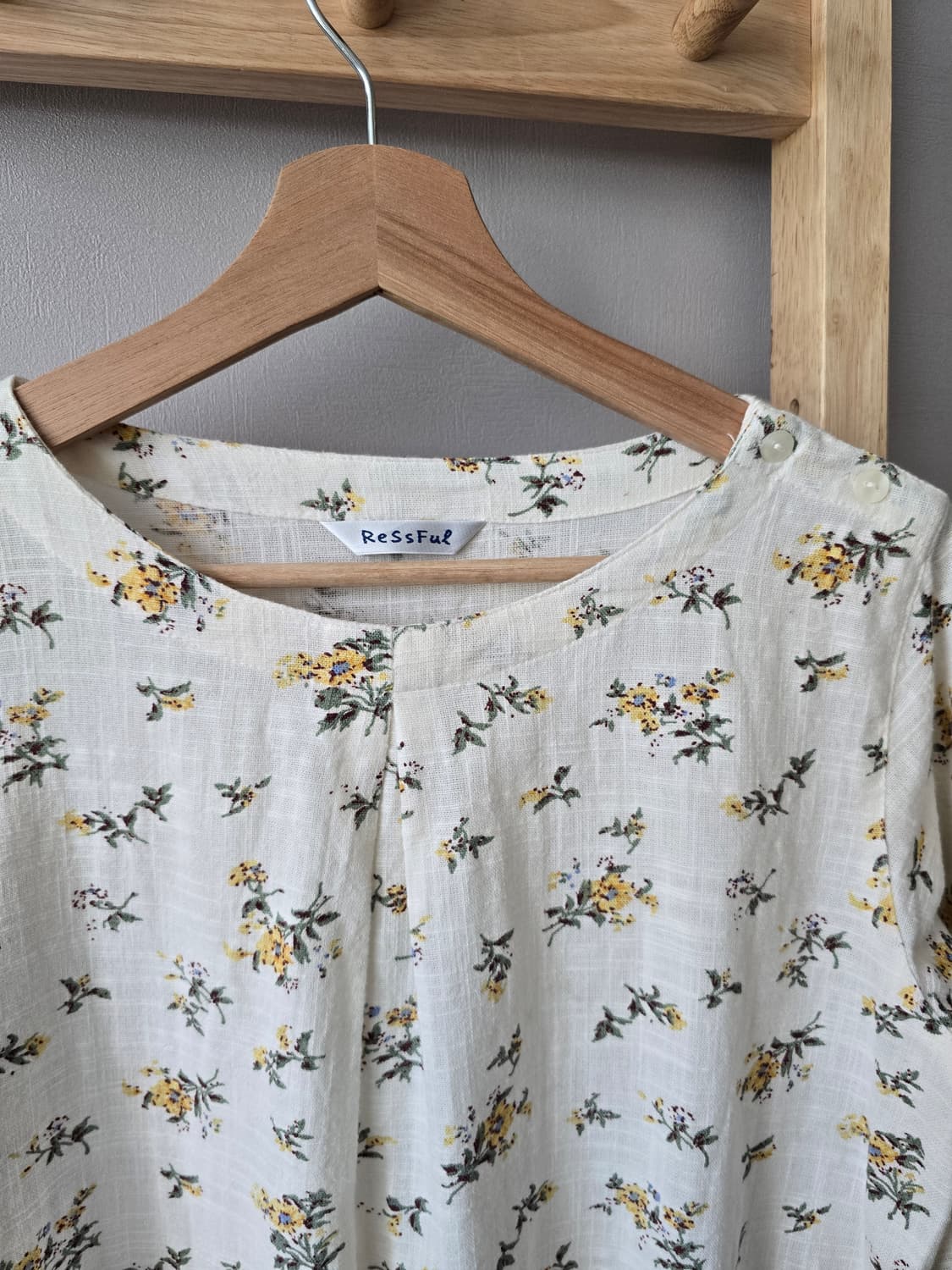 모리걸 플라워 코튼 튜닉 원피스 상품이미지6