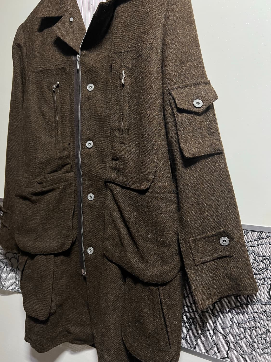 UACT UABAN ACTION 울 디테일 코트 상품이미지3