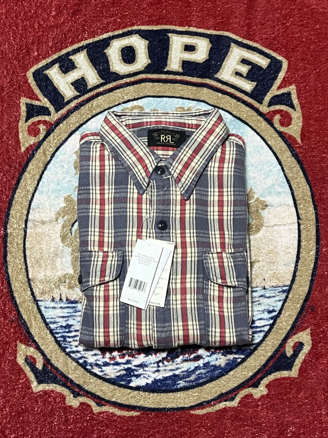 더블알엘 (RRL) 플래드 트윌 워크셔츠 상품이미지1