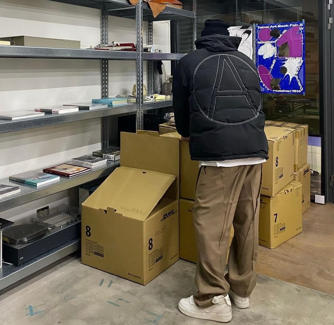 [L]앨리스 로렌스 덕다운 푸퍼 패딩 블랙 상품이미지1