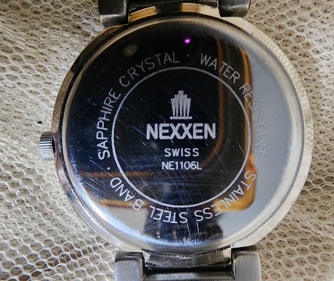 넥센 NEXXEN 사파이어 메탈 여성 시계 상품이미지5