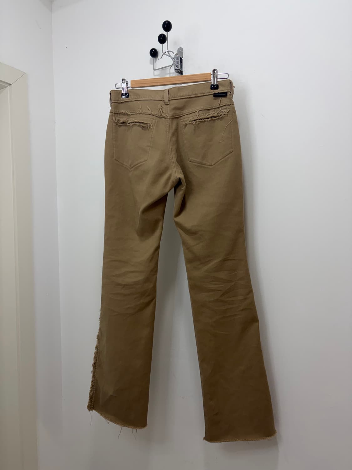 Custom culture 커스텀 컬쳐 데미지 디테일 부츠컷 팬츠 해 상품이미지7