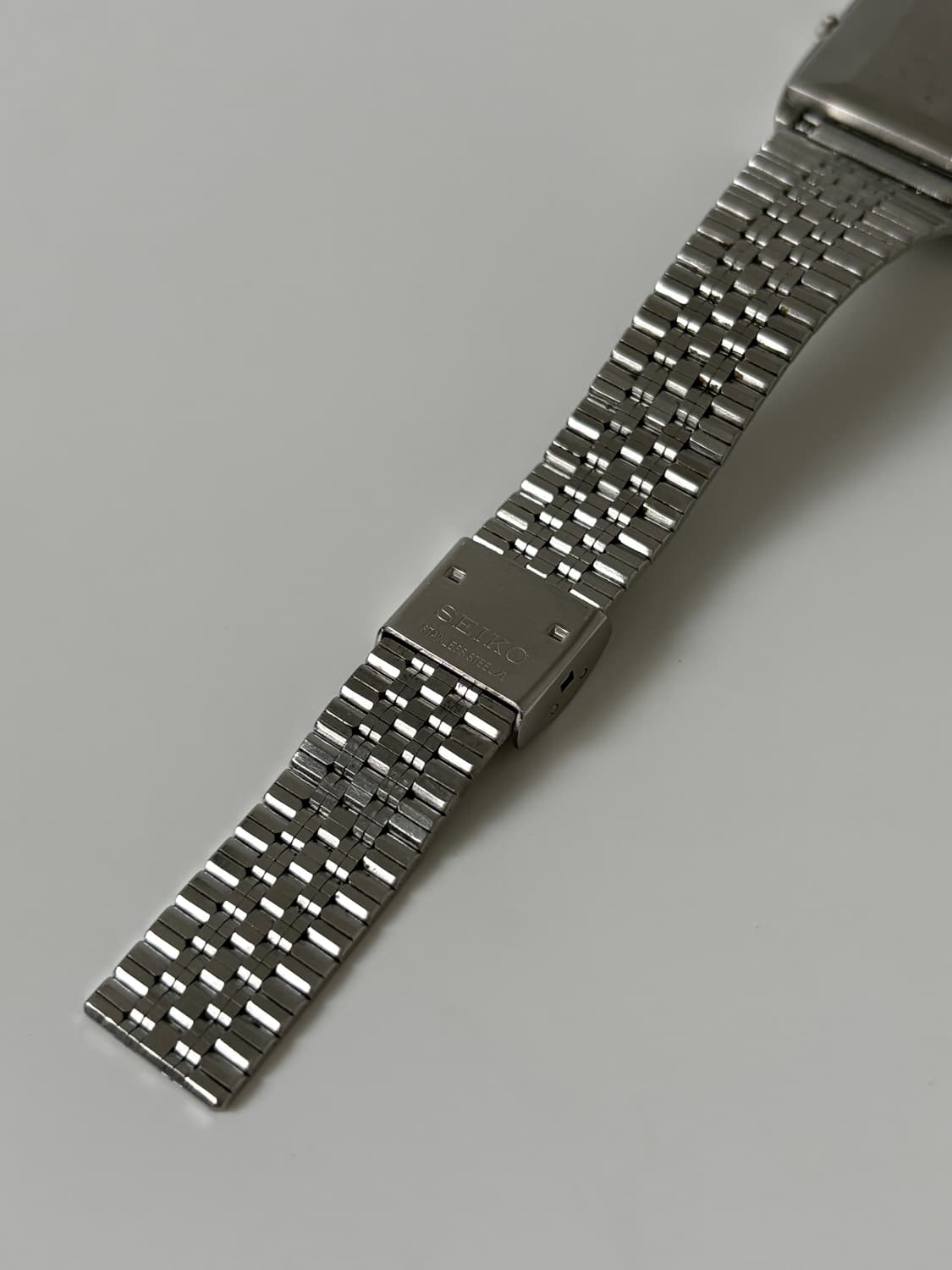 1970s Emblem Blue Dial Square Quartz 상품이미지10