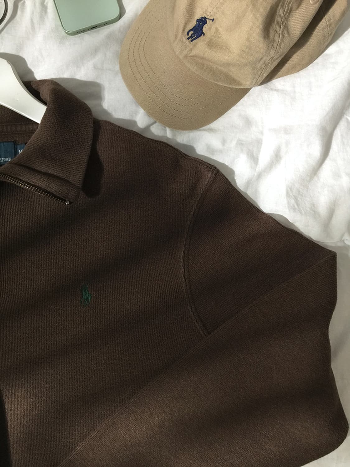 (MAN) 폴로랄프로렌 스웻 반집업 L 상품이미지4