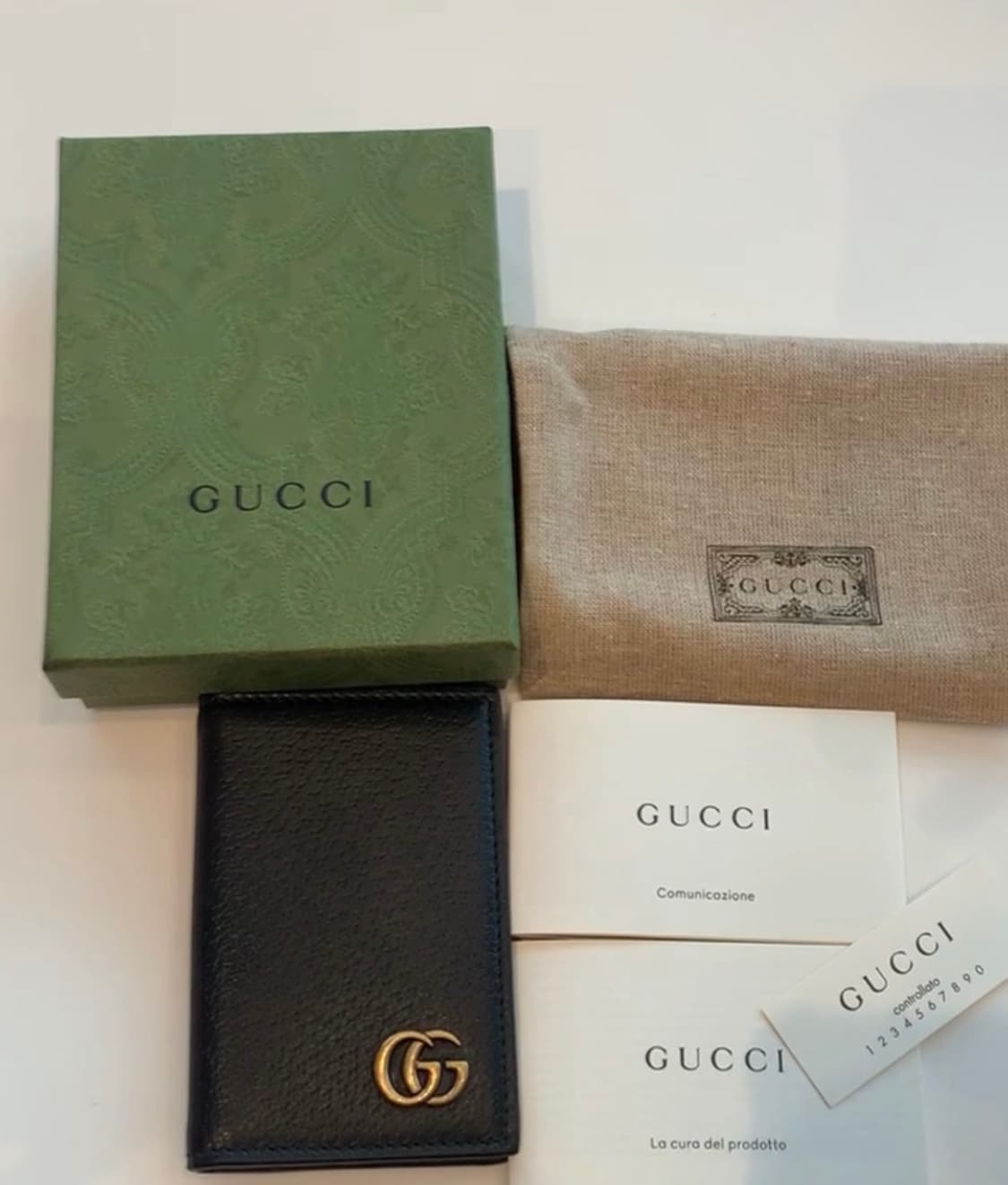 구찌 GG 마몽 블랙 카드지갑  상품이미지10