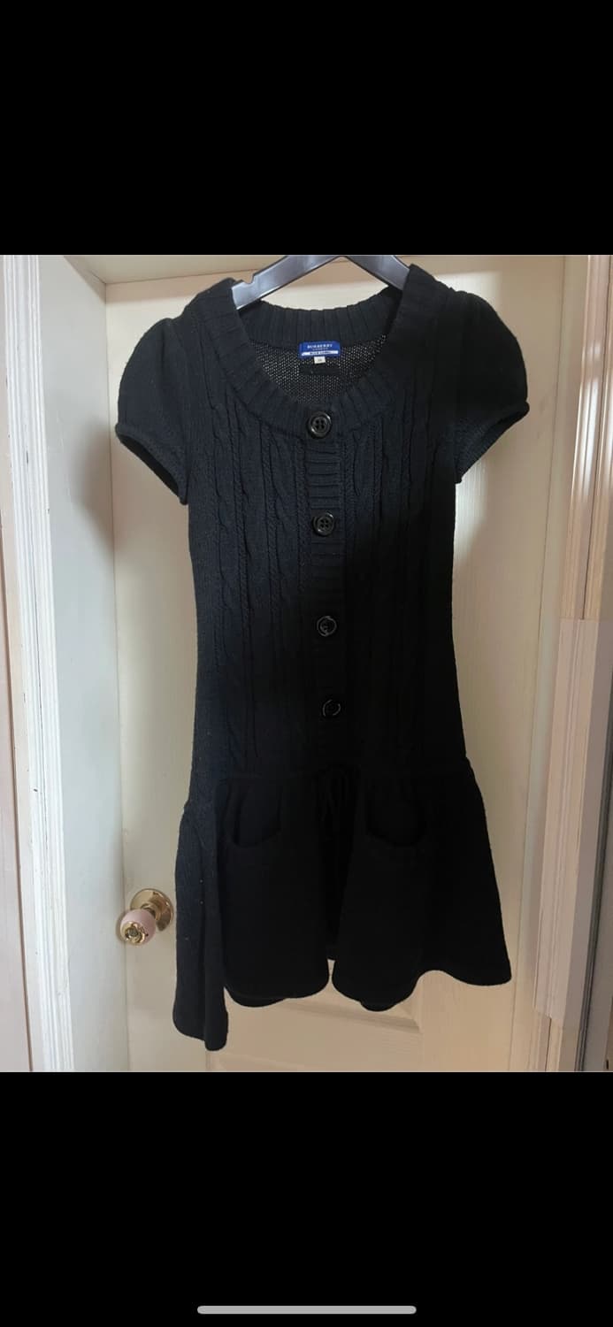 버버리 니트원피스 네이비 상품이미지1