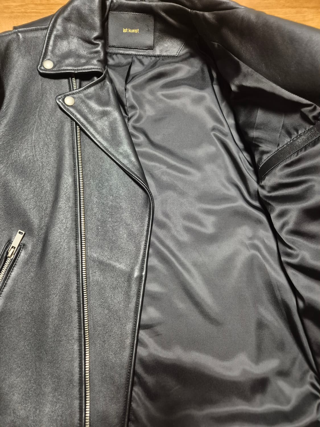 이스트쿤스트 천연양가죽 라이더 가죽자켓 상품이미지4