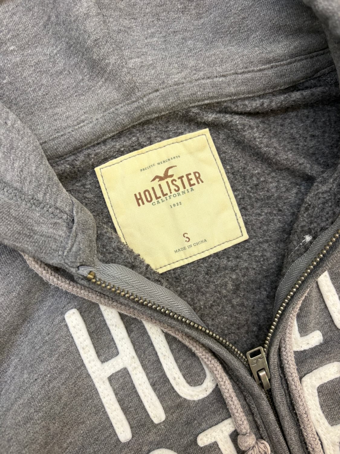 홀리스터 그레이 후드집업  상품이미지4