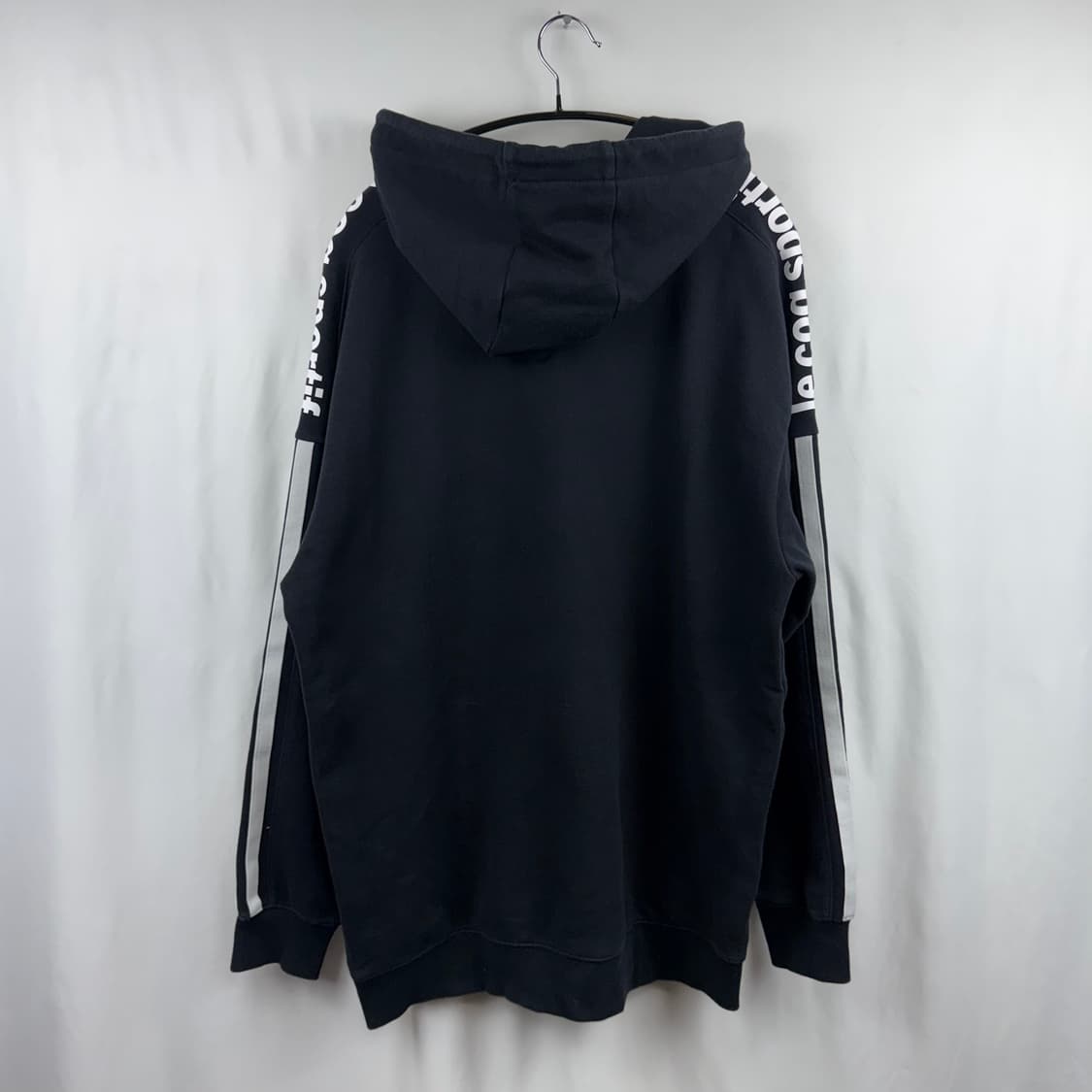 (105) 르꼬끄 로고 후드 티 블랙 상품이미지6