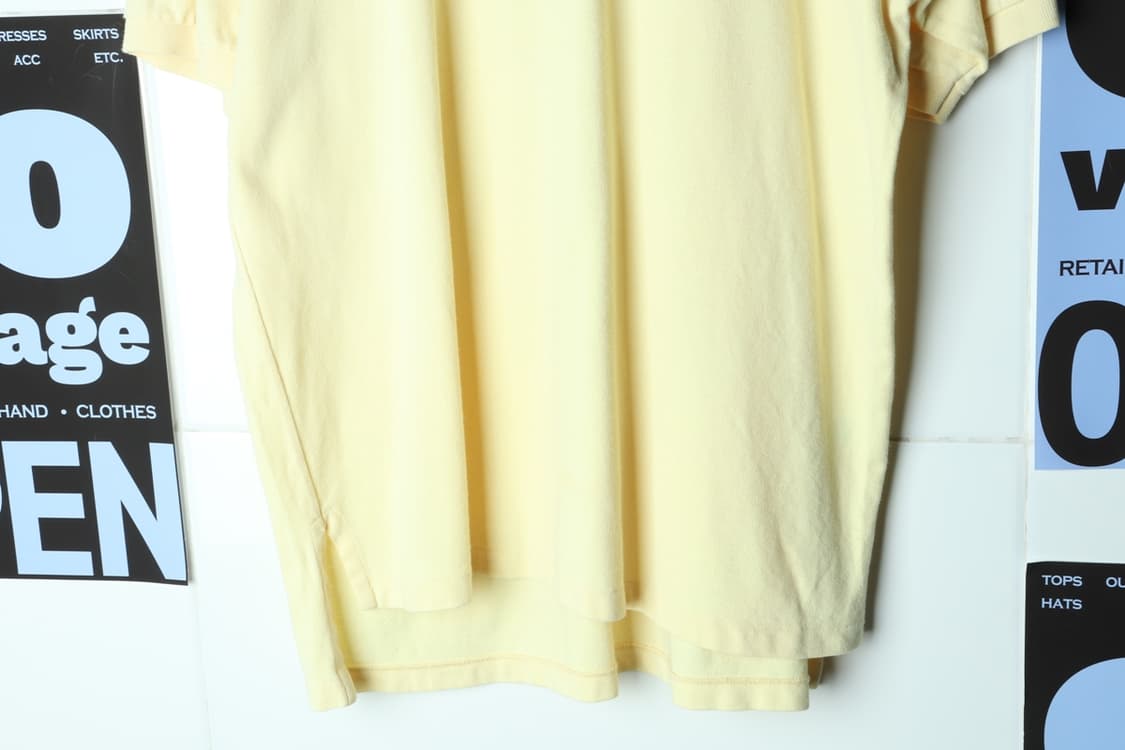 (XL-3XL) 폴로 랄프로렌 반팔 카라 티셔츠 USA 노랑-H30556 상품이미지4