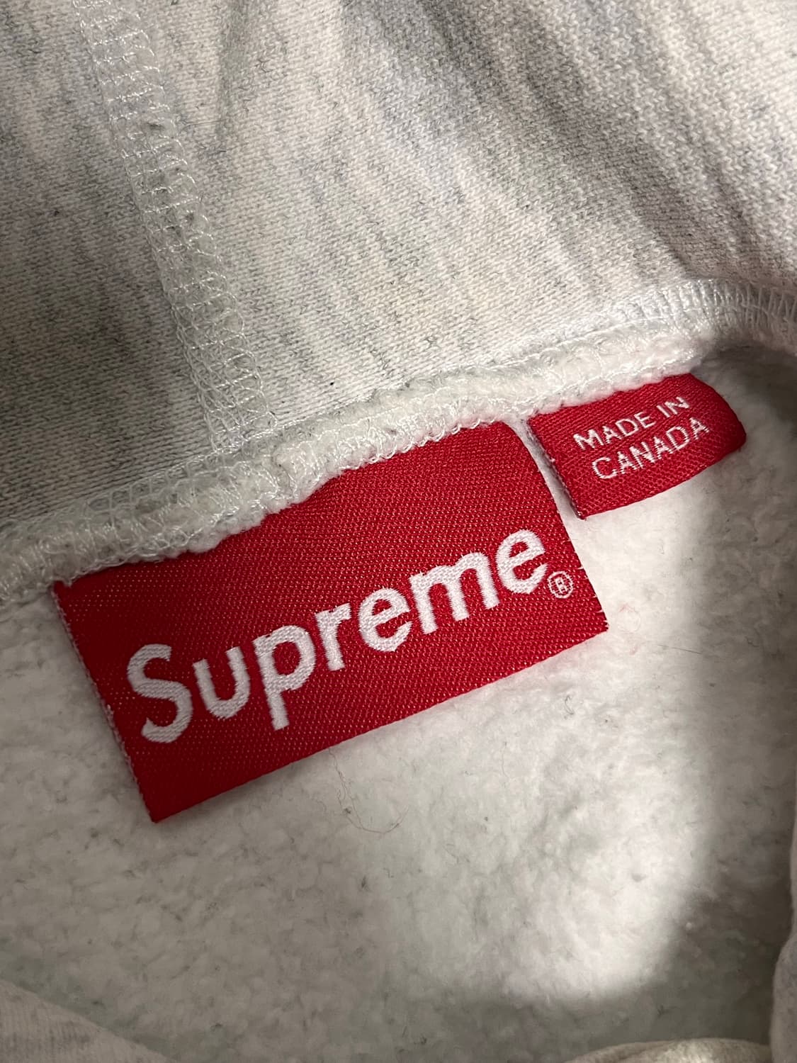 슈프림 S logo 후드 M사이즈 애쉬그레이 상품이미지4