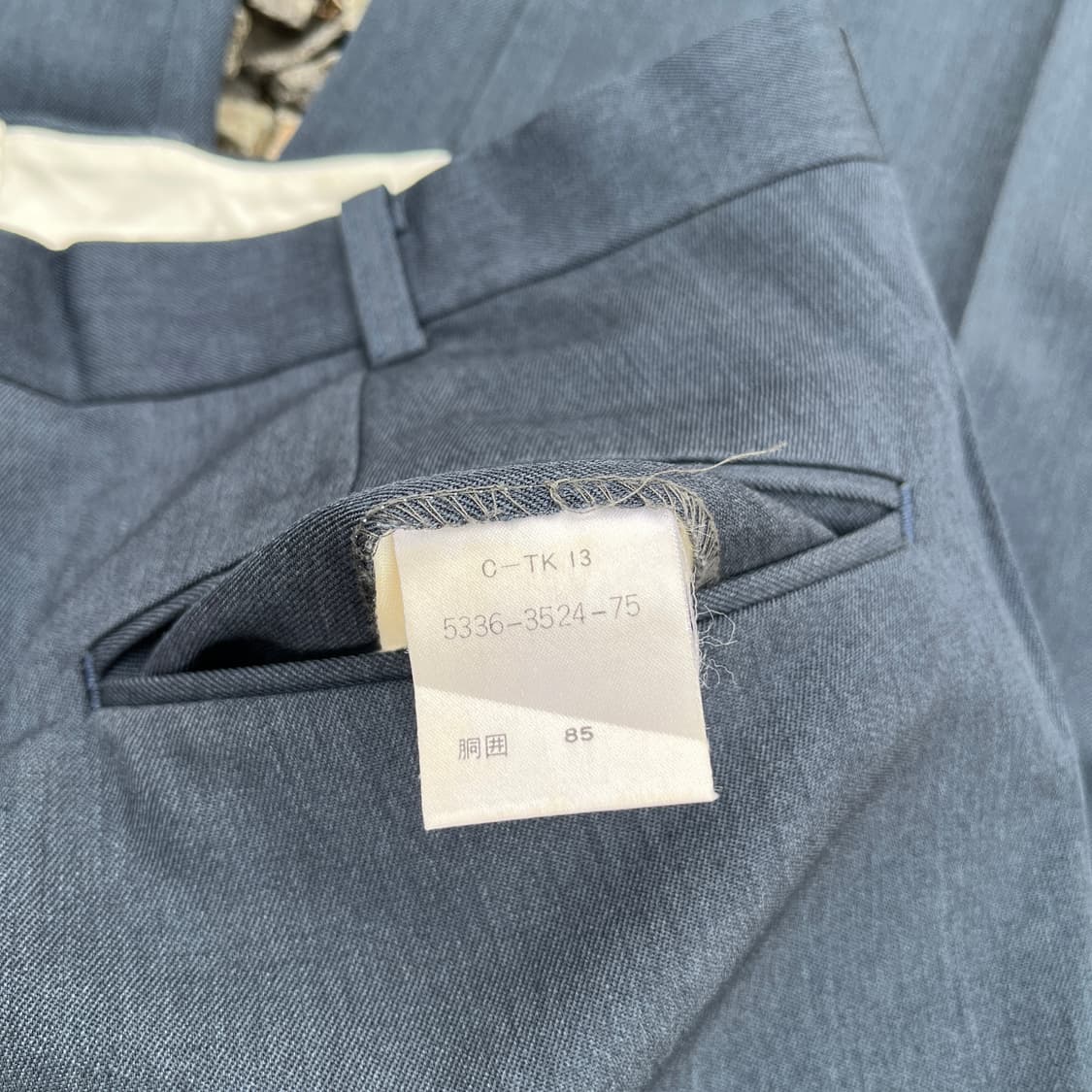 Cesarani 빈티지 와이드 핀턱 팬츠 (실측확인) 상품이미지7