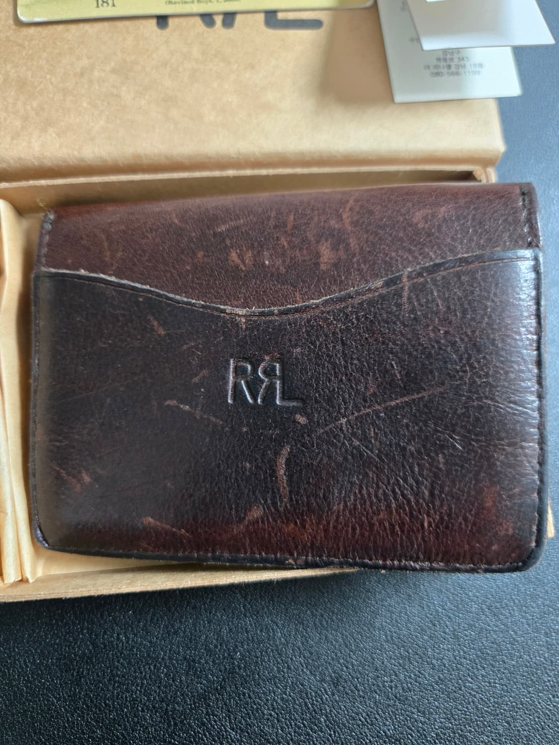 RRL DOUBLE RL 레더 카드  상품이미지2