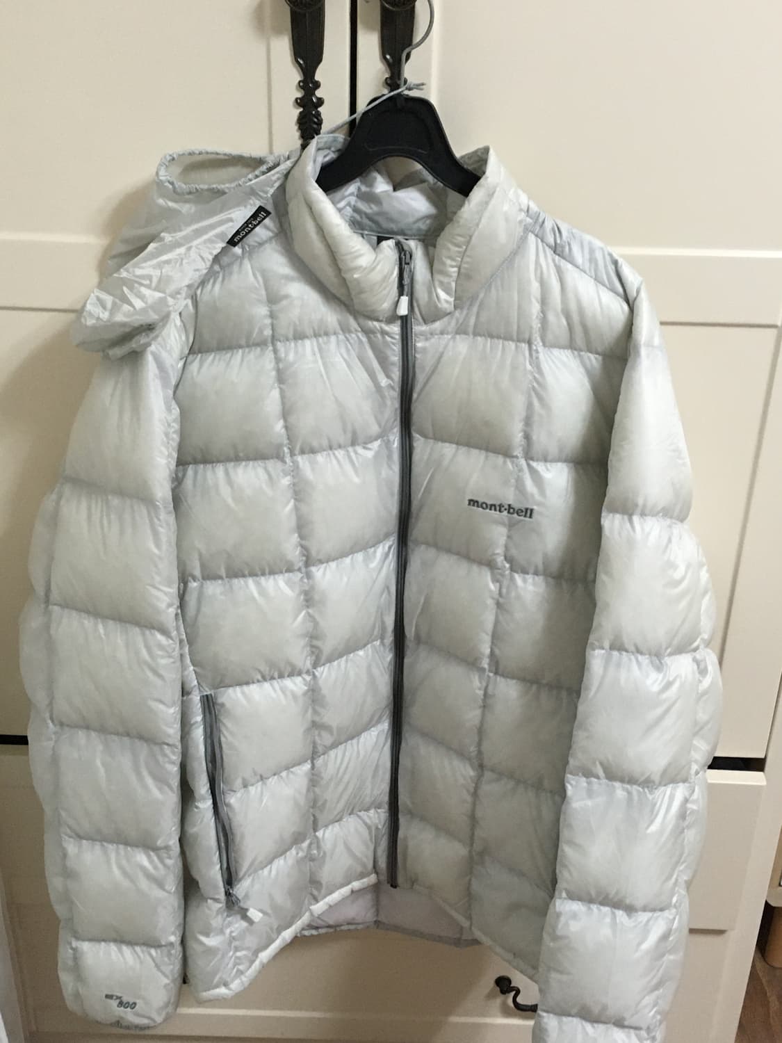 [XL] 몽벨 슈페리어 다운 자켓 라이트 그레이 상품이미지3