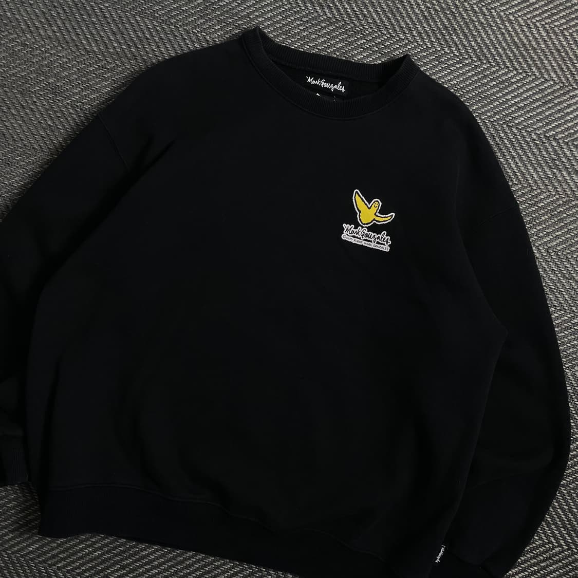 마크 곤잘레스 박시핏 블랙 맨투맨y 4237 상품이미지1