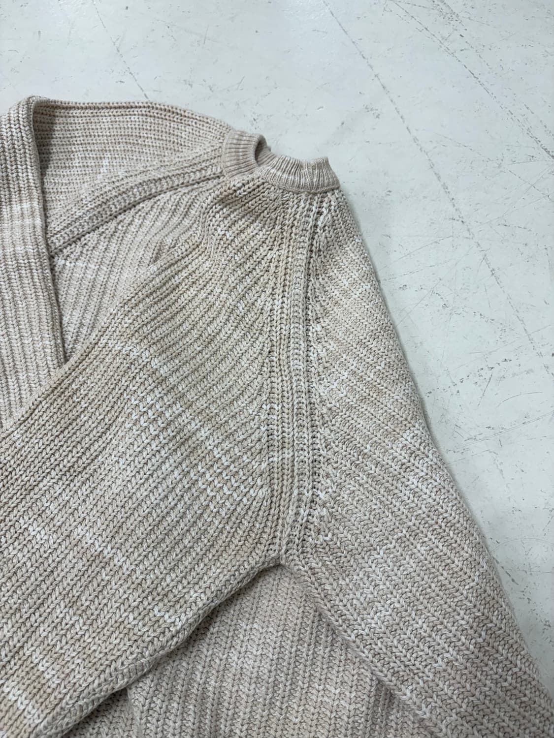 90’s  LL Bean Cotton Waffle fisherman Kn 상품이미지6