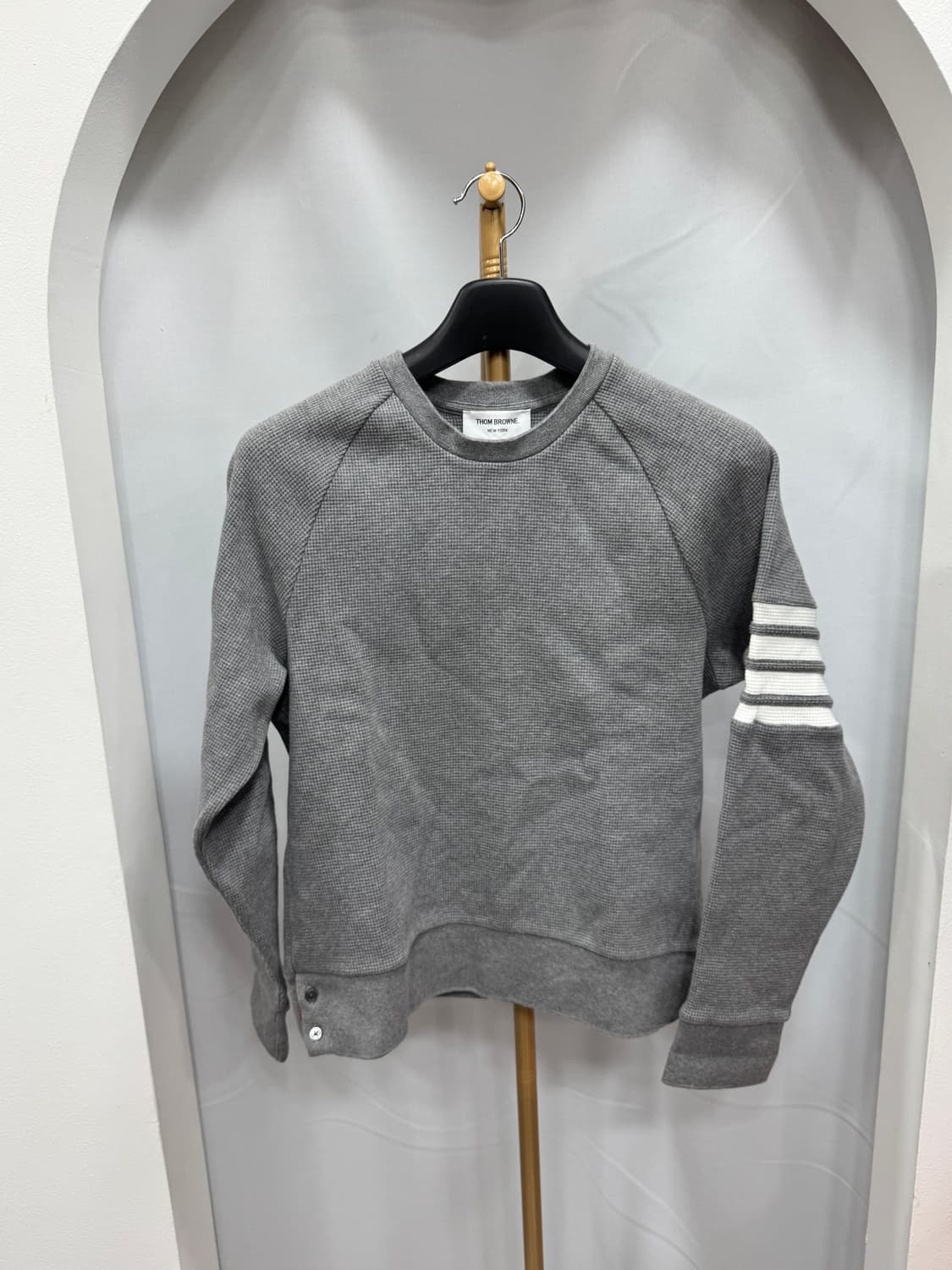 톰브라운 와플 니트 맨투맨 2사이즈  상품이미지1