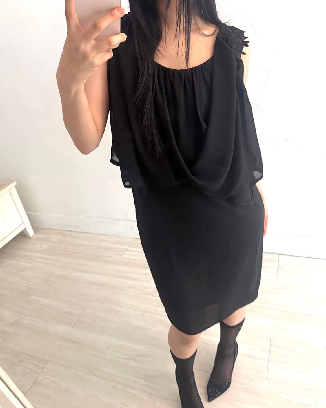 Multi-Styling Chiffon Layered Dress 상품이미지2