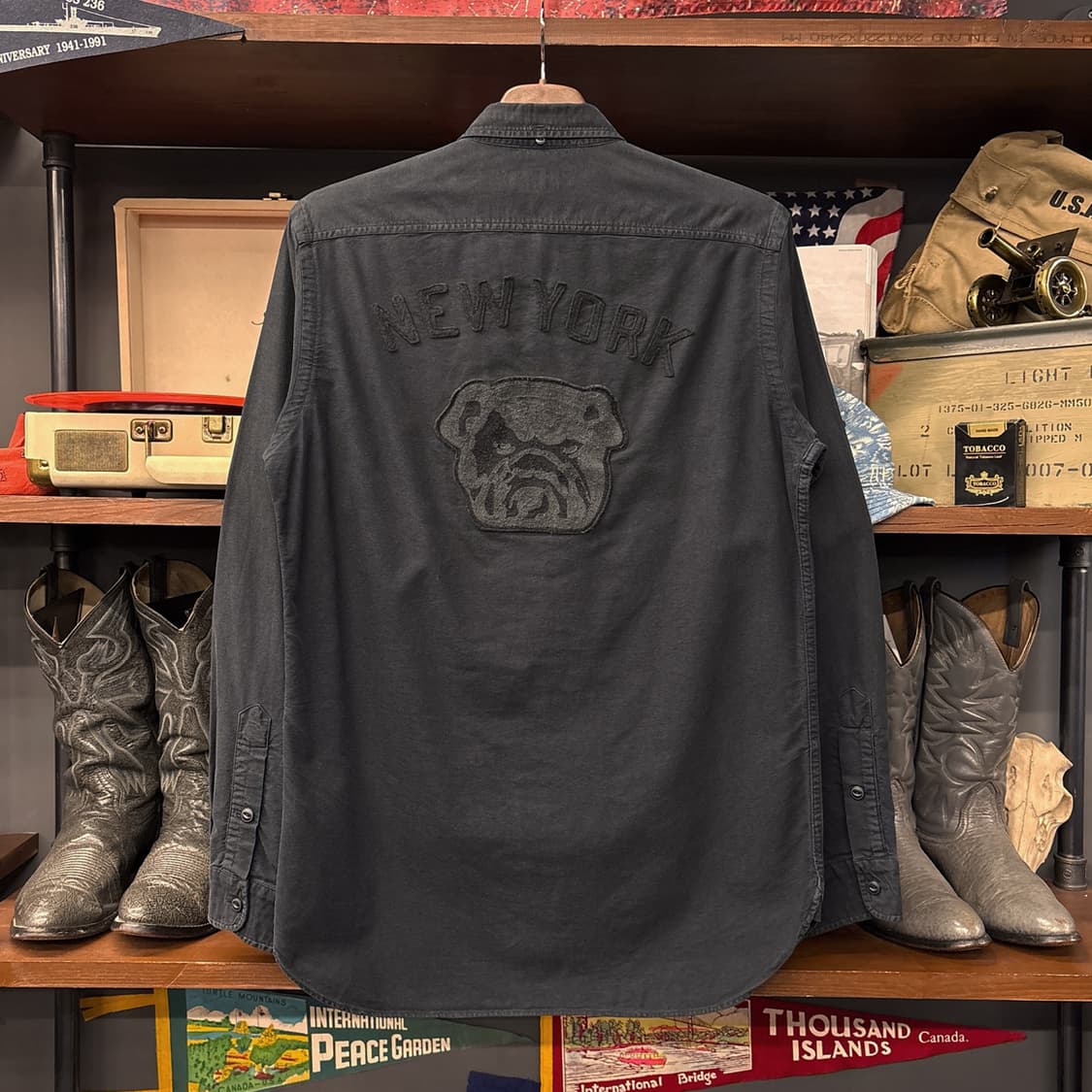 신형라벨 폴로 랄프로렌 칼리지 럭비 모티브 자수 옥스포드 셔츠 N1098 상품이미지2