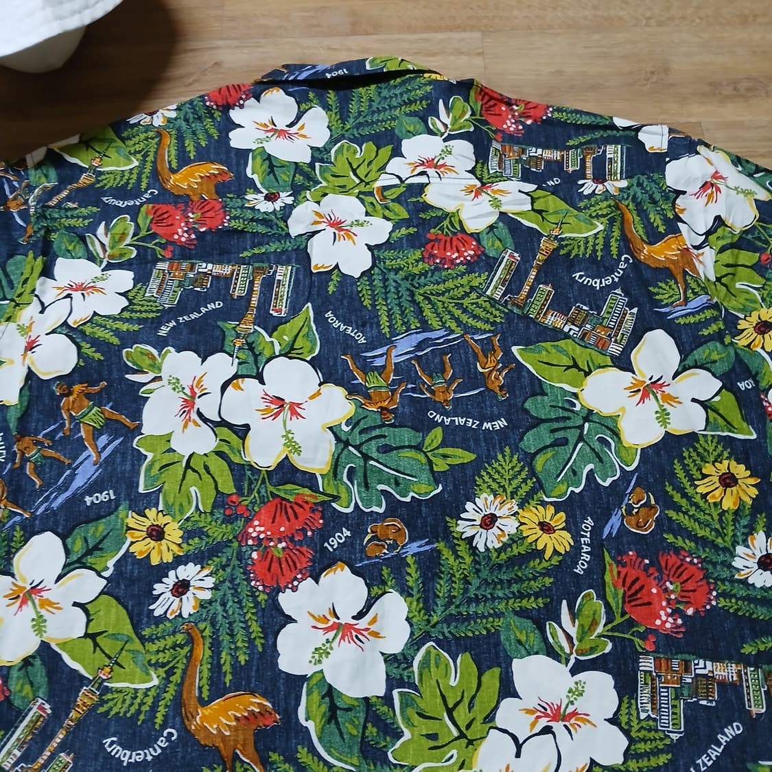 해외판 캔터베리뉴질랜드 하와이안 반팔 셔츠 남방 상품이미지7