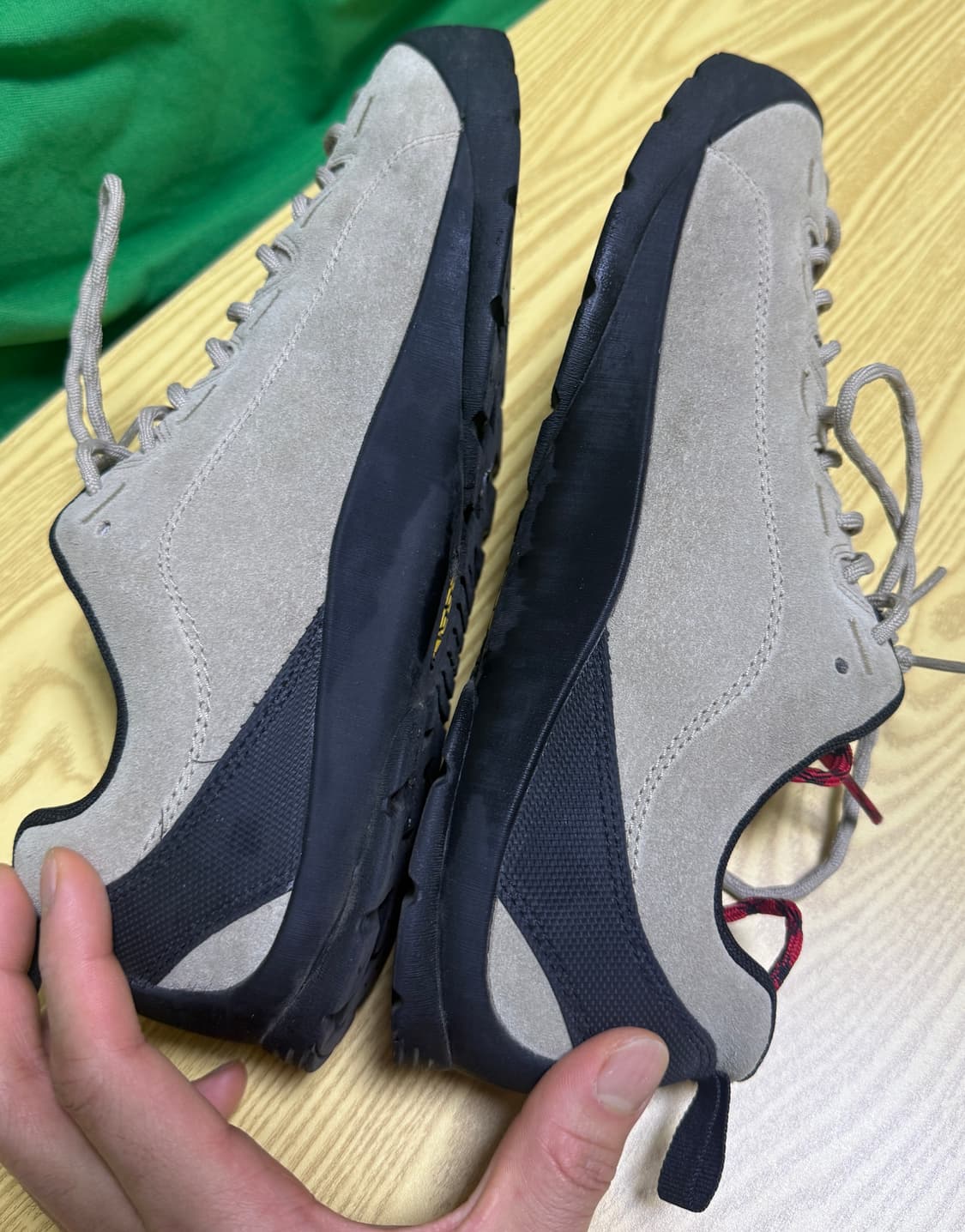 킨 재스퍼 스웨이드 스니커즈 실버 밍크 상품이미지6