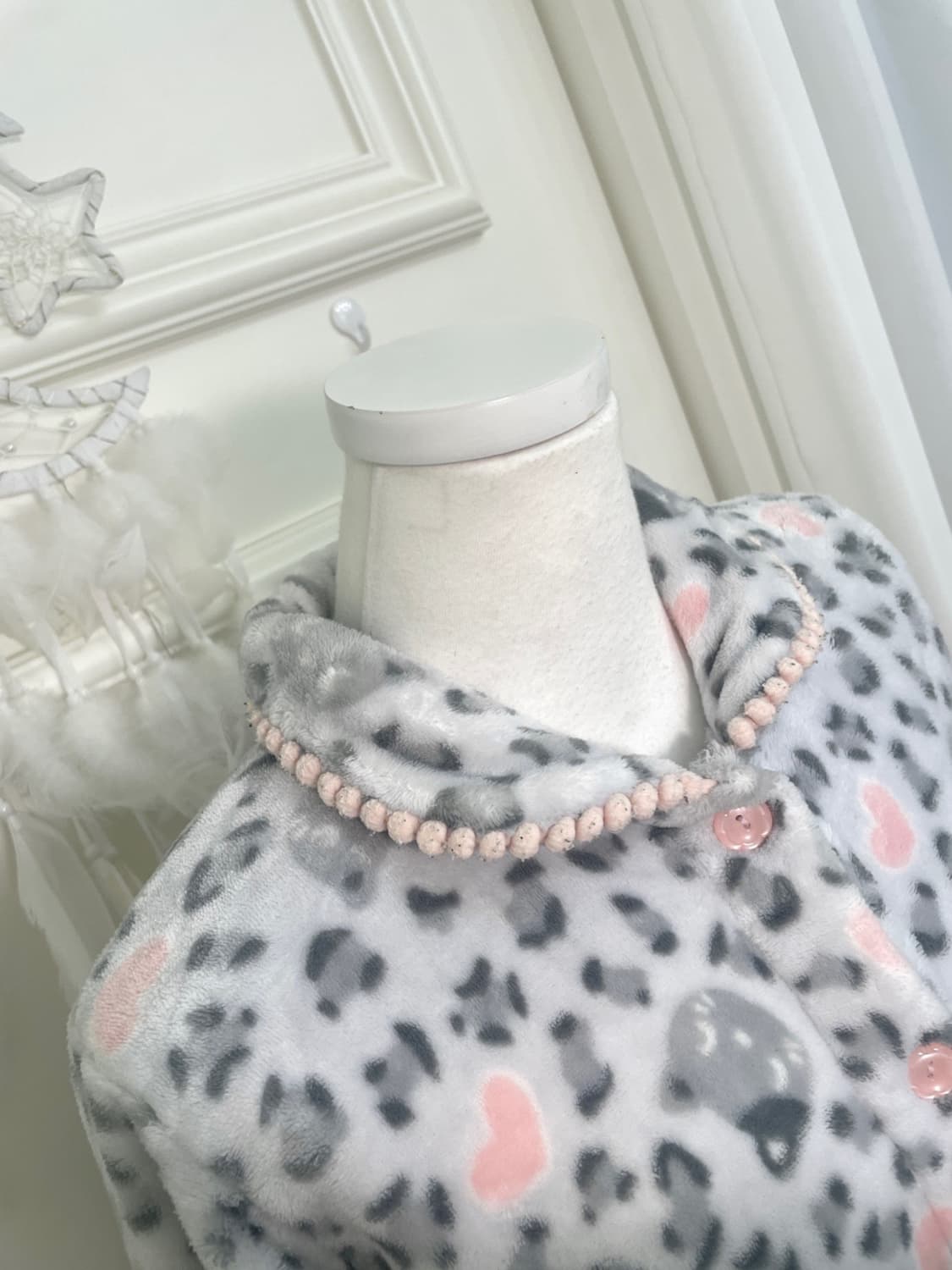 gray leopard pink heart cat point homewe 상품이미지8