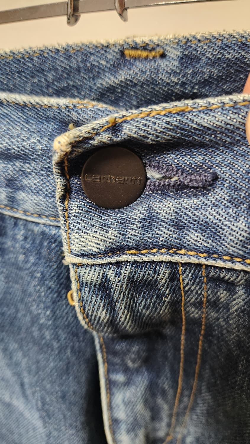 (새상품)칼하트더블니 데님 W36L32 상품이미지3