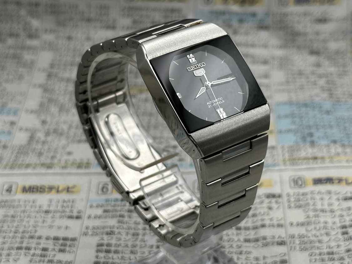 [희귀 모델] 세이코 5 오토매틱 4227-00B0 블랙 스퀘어(양호)  상품이미지4