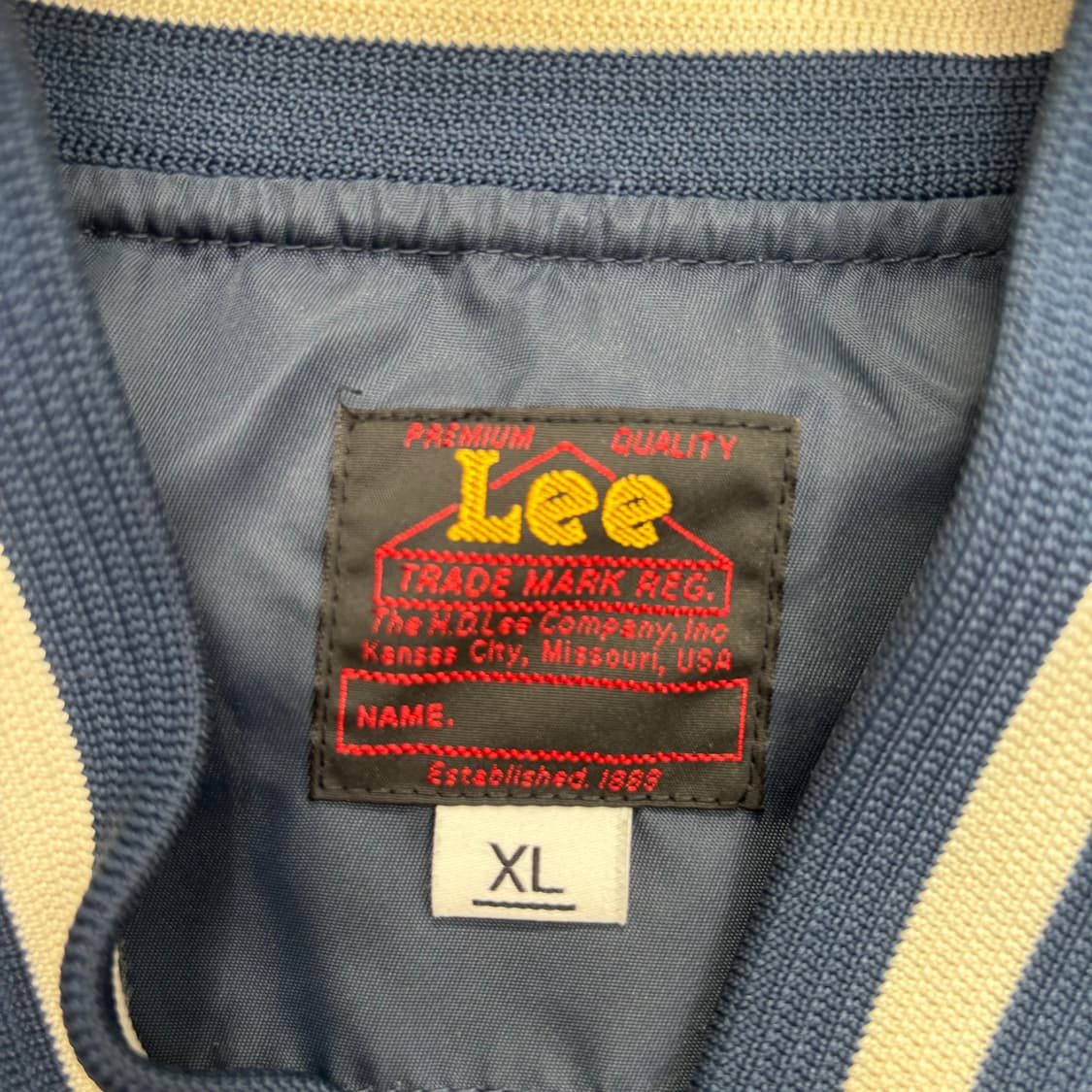 Lee 리 라이더스 네이비 바시티 자켓 XL 상품이미지7