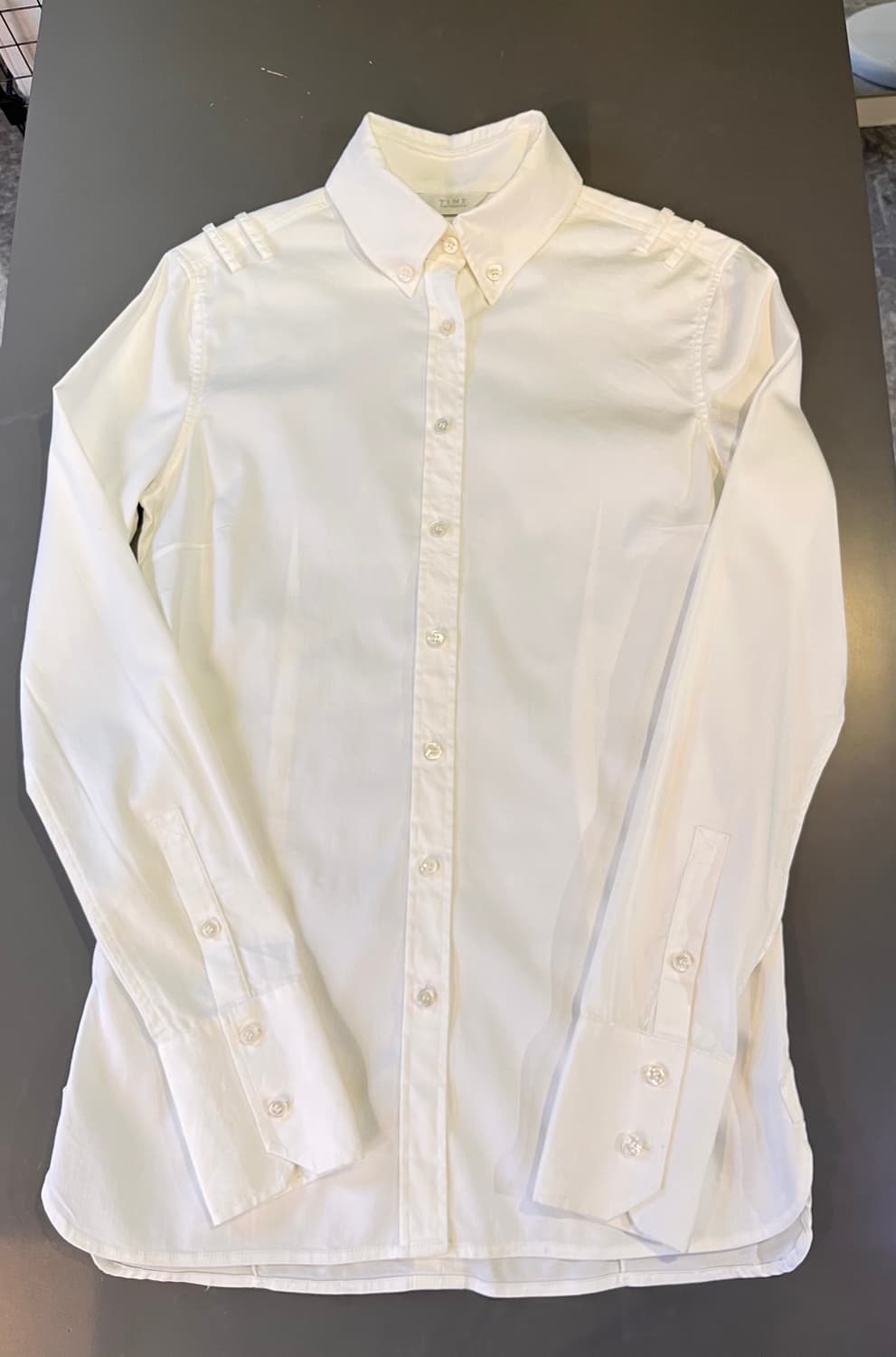 타임 화이트 셔츠 (이탈리아 원단 사용) 상품이미지3