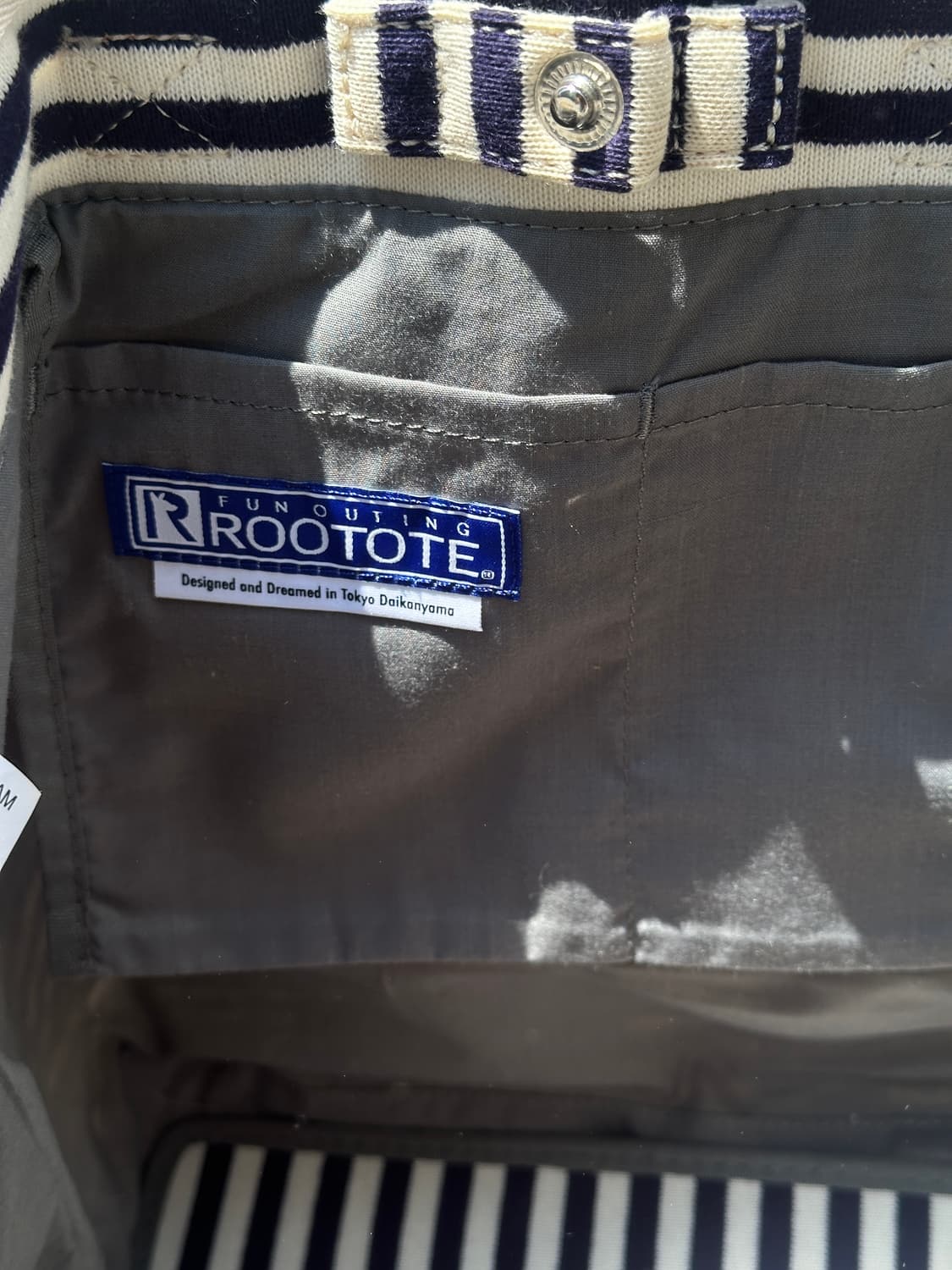 루트트(ROOTOTE) 마린 스트라이프 캔버스 토트백 상품이미지3