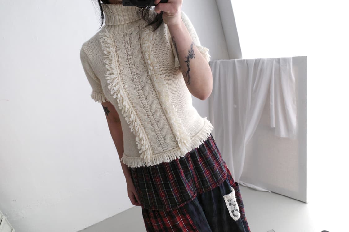 fringe half knit 상품이미지4