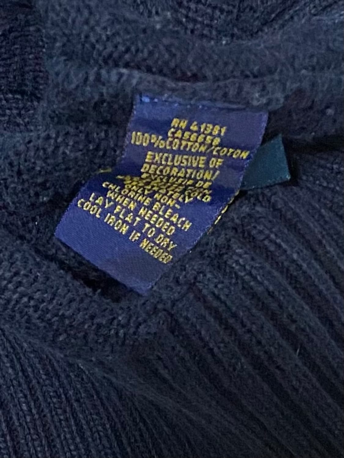 폴로 빈티지 니트 사이즈 100 상품이미지5