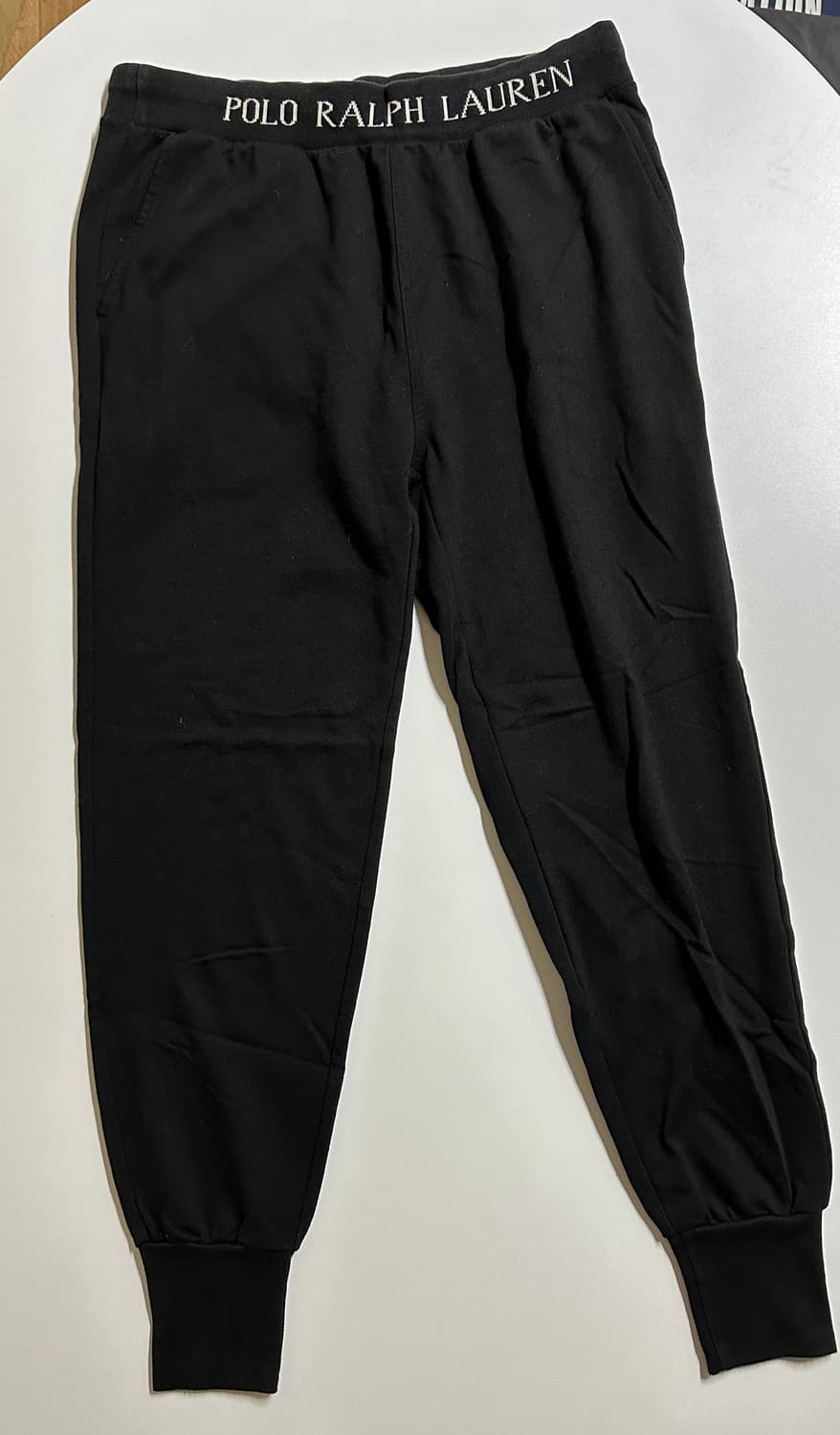 폴로 랄프 로렌 로고 조거 팬츠 블랙 상품이미지2