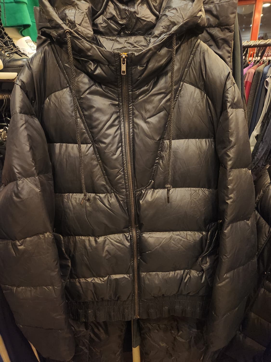 디젤 블랙 골드 패딩 상품이미지1