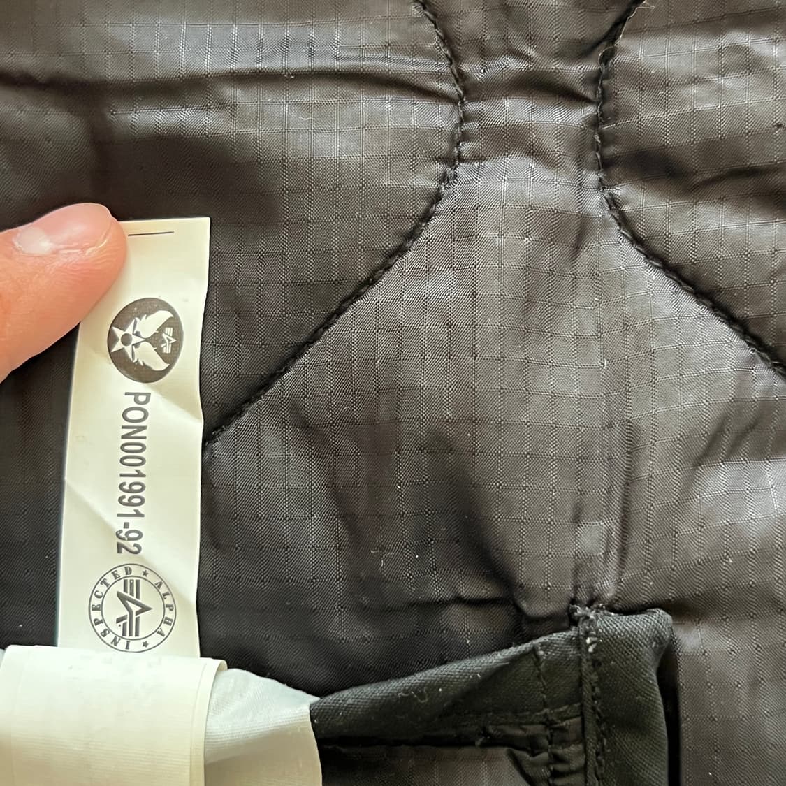 빈티지 00s CDG Alpha Industries 라이너 자켓 상품이미지9