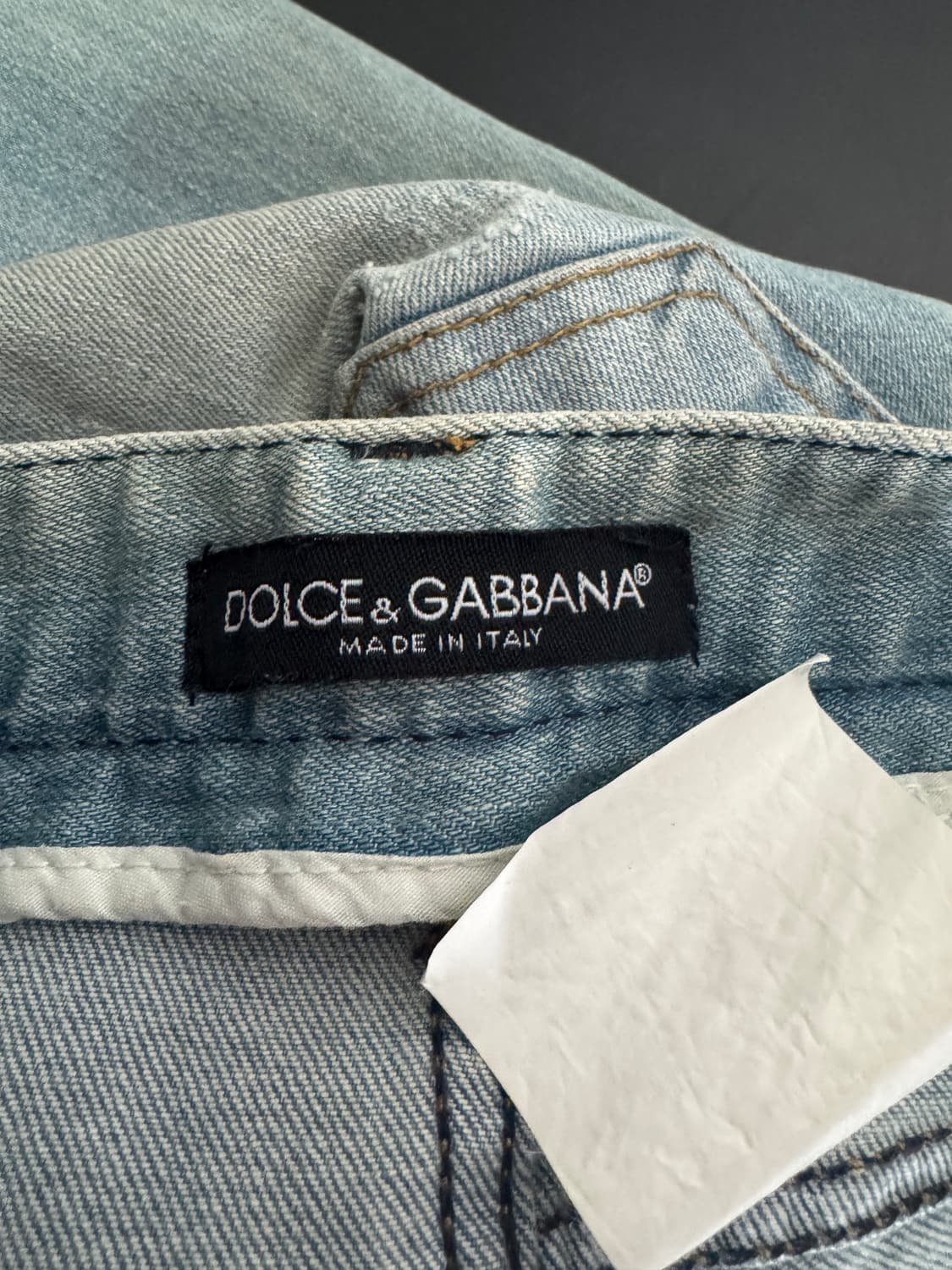여성 돌체앤가바나 스키니핏 연청 데님팬츠 29.1인치 상품이미지4