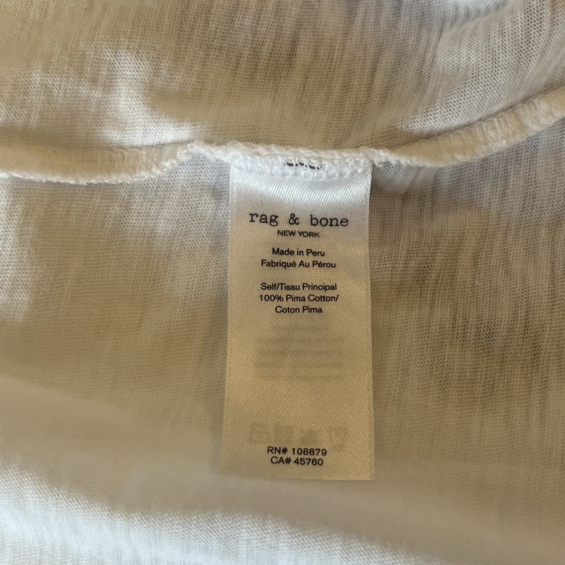 Rag & Bone Print 1/2 T-shirt ( ~55 ) 상품이미지9