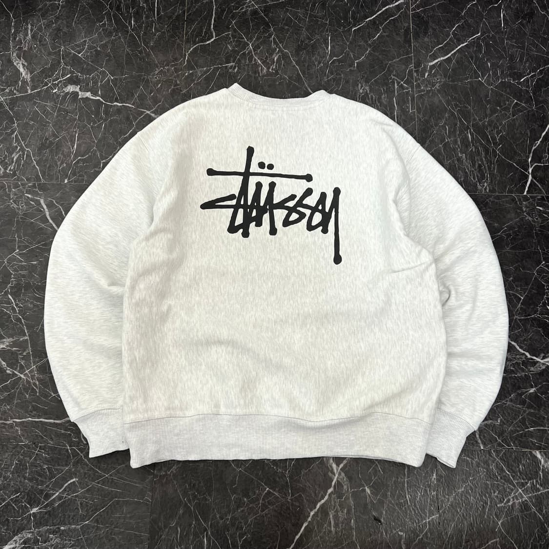 스투시 2022 베이직 크루넥 애쉬 헤더 상품이미지1