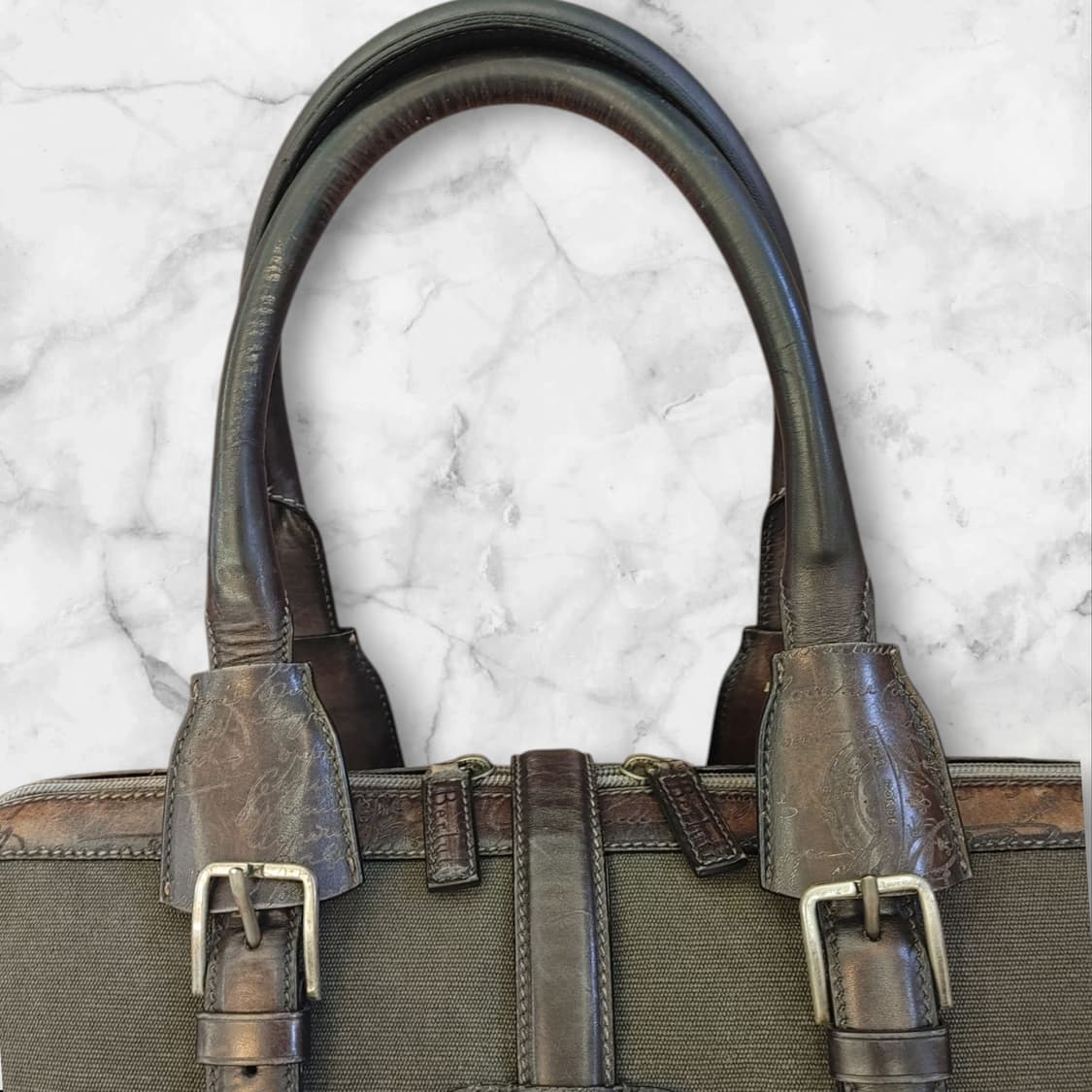 벨루티 스크리토 레더 컨버스 토트백 상품이미지8