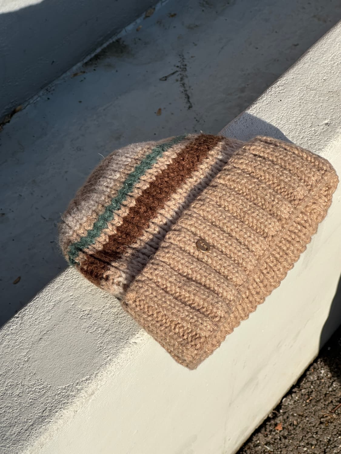 [F] 빈티지 스트라이프 비니 모자 상품이미지3